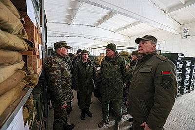 Проверку ВС по поручению Президента проходит 8-я бригада РХБЗ