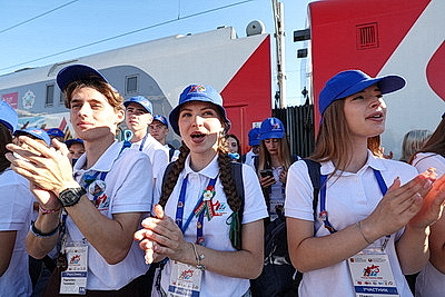 \"Поезд Памяти\" встретили в Минске
