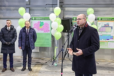 Для экономики и экологии. Под Новополоцком открыли комплекс по обращению с отходами