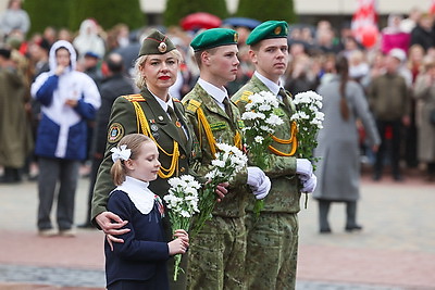 Празднование Дня Победы в Гродно