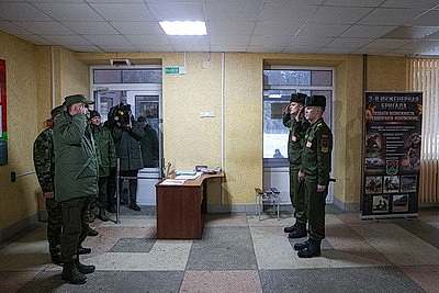 Внезапная проверка боеготовности проходит в 2-й инженерной бригаде