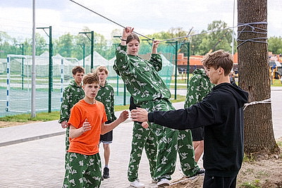 Юные патриоты Брестчины соревнуются в областном этапе военно-патриотической игры \"Орленок-2026\"