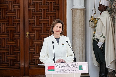 Встреча председателя Совета Республики и президента Алжира