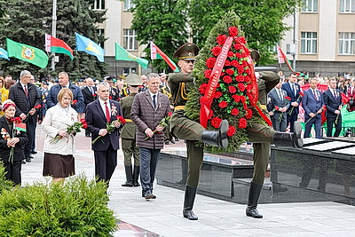 Парад военной техники, памятные акции: 9 Мая в Гомеле