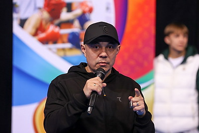 Чемпионы мира по боксу Цзю и Пирог провели мастер-класс для участников мемориала Ботвинника