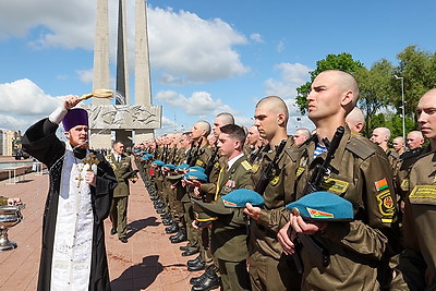 Около 10 тыс. новобранцев приняли военную присягу в Вооруженных Силах Беларуси