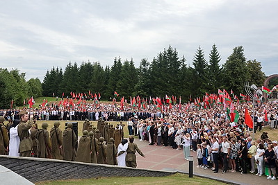 Празднование Дня Независимости в Могилеве