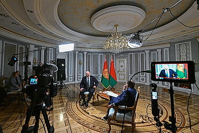 Лукашенко дал интервью журналисту телеканала RT Рику Санчесу