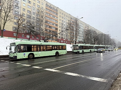 В Минске из-за повреждения контактной сети остановилось движение троллейбусов на многих маршрутах