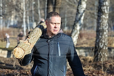 Первый общегородской субботник прошел в Могилеве