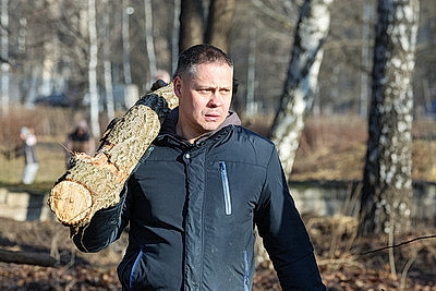 Первый общегородской субботник прошел в Могилеве