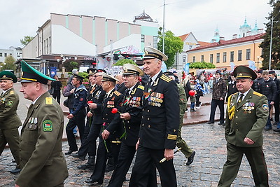 Празднование Дня Победы в Гродно