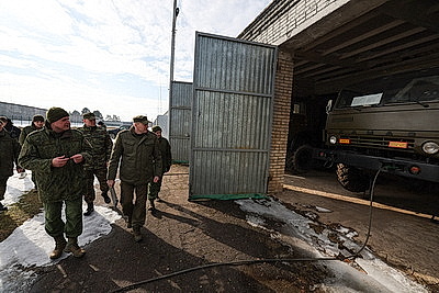 Проверку ВС по поручению Президента проходит 8-я бригада РХБЗ