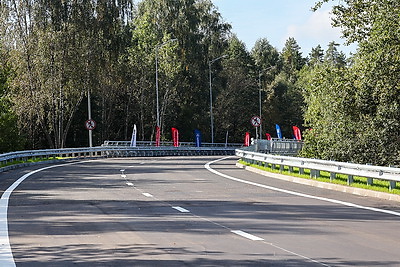 Обновлен внешний вид, усилены конструкции. В Новополоцке завершен капитальный ремонт путепровода