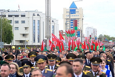 Радостно, трепетно, масштабно празднуют День Победы в Бресте