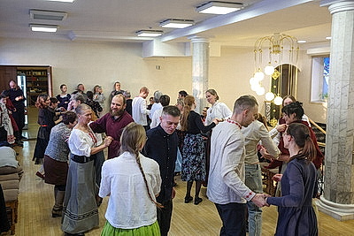 Вечер традиционных танцев состоялся в музее истории белорусской литературы в Минске