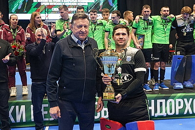 Брестский \"Строитель\" обыграл \"Минск\" в финале мужского ЧБ по индорхоккею