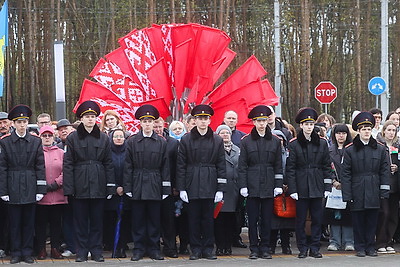 В Гомеле открыли памятную композицию к 40-летию аварии на ЧАЭС