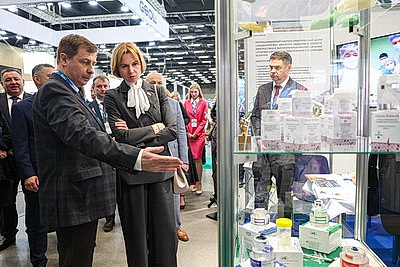 Около 200 экспонентов из восьми стран представлены на выставке \"Здравоохранение Беларуси\"