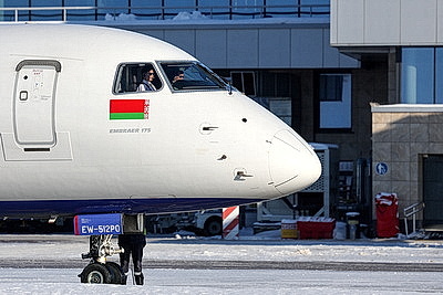 Национальный аэропорт Минск впервые провел зимнюю споттинг-сессию для фотографов