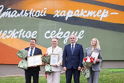 В Гродно ко Дню машиностроителей появился тематический мурал