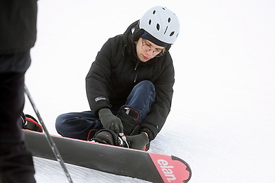 Горнолыжный спуск начал работать в парке \"Коробчицкий Олимп\" вблизи Гродно
