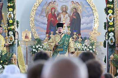 Патриарх Кирилл возглавил Божественную литургию в Свято-Воскресенском соборе Бреста