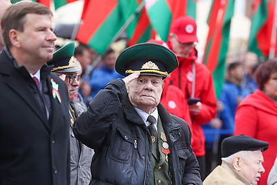 Празднование Дня Победы в Гродно