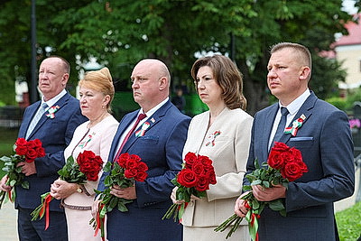 Полоцк отмечает 82-ю годовщину освобождения от немецко-фашистских захватчиков