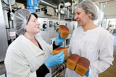 Для улучшения качества. На Оршанском хлебозаводе модернизировали линию производства хлеба