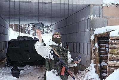 Нападение условного противника отразили бойцы 120-й отдельной мехбригады в ходе проверки ВС