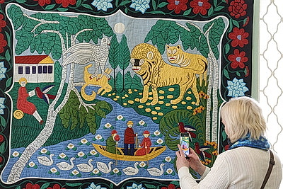 В витебской ратуше открылась выставка маляванки