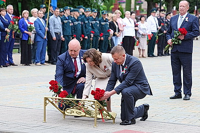 Полоцк отмечает 82-ю годовщину освобождения от немецко-фашистских захватчиков