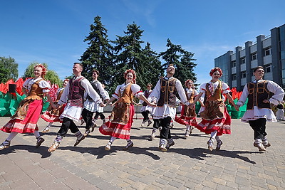 Город счастливых людей и жемчужина Беларуси: Гродно встретил \"Поезд Памяти\"