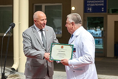 Новый диагностический корпус областного клинического кардиоцентра открыли в Гродно