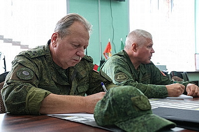 Проверка боеготовности ВС проходит в 51-й гвардейской артиллерийской бригаде