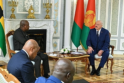 Встреча президентов Беларуси и Ганы проходит в Минске