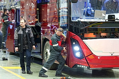 Как будут расширять автобусное производство МАЗ? Турчин ознакомился с производственными цехами