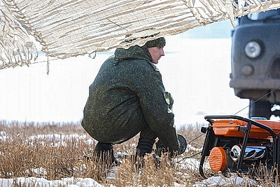 Подразделение 15-й зенитной ракетной бригады заступило на боевое дежурство во время проверки готовности