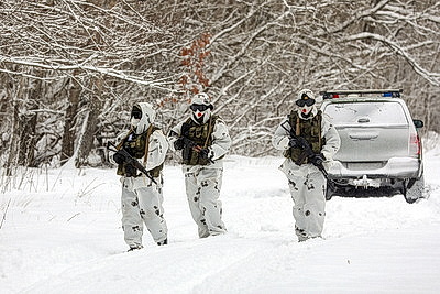 Пограничники несут службу по охране границы