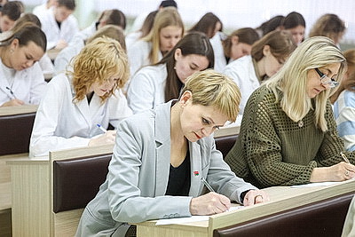 \"Роднае, мiлае, самае лепшае\". ГрГМУ присоединился к общереспубликанскому диктанту