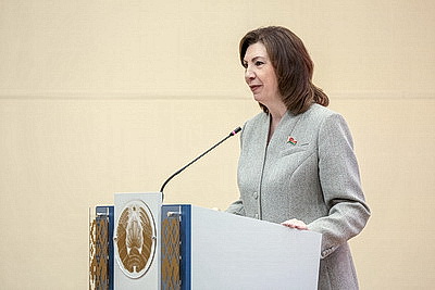Кочанова посетила БелАЭС и ознакомилась с инфраструктурой Островца
