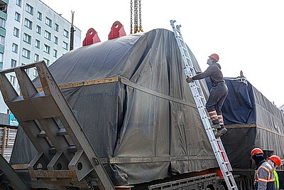 Tоннелепроходческий механизированный комплекс \"Мария\" доставлен в Минск из КНР
