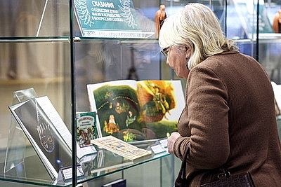 В Национальной библиотеке открылся выставочный проект \"Код мифов\"