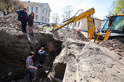 Фундамент церкви XII века обнаружили на территории Нового замка в Гродно