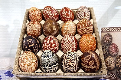 В Минске на выставке \"Пасхальные мотивы\" впервые представили коллекцию писанок