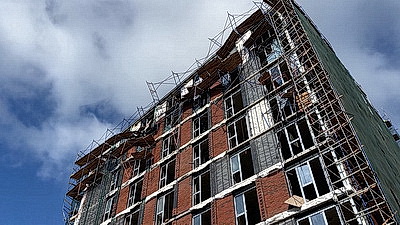 В Минске на стройке обрушились леса