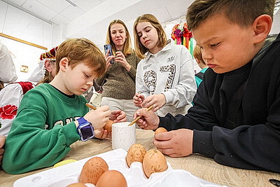 В Минске на выставке \"Пасхальные мотивы\" впервые представили коллекцию писанок