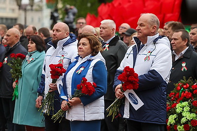 Празднование Дня Победы в Гродно