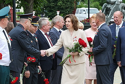 Полоцк отмечает 82-ю годовщину освобождения от немецко-фашистских захватчиков